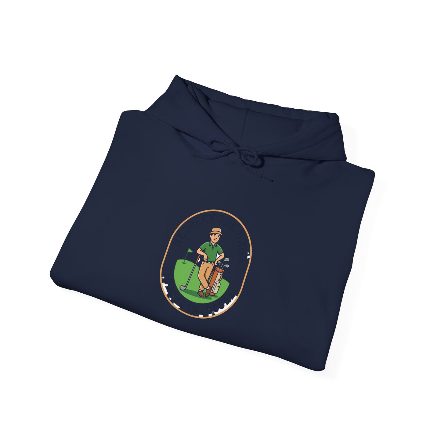 Respect the Drive Golf Hoodie | Retro Country Club, Bogey Par Humor