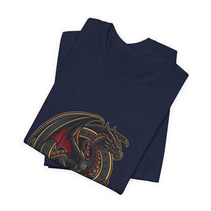 Dragon emblem T-Shirt | dragon, fantasy art, tattoo style