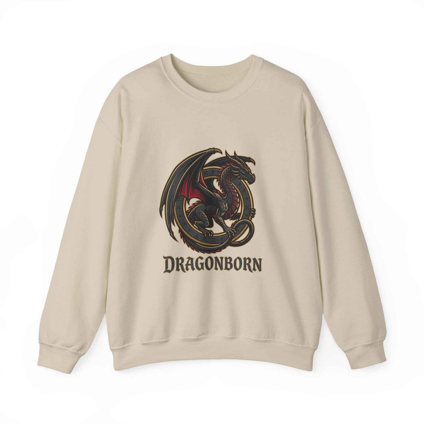 Dragonborn Sweatshirt | dragon, fantasy art, mythical creature