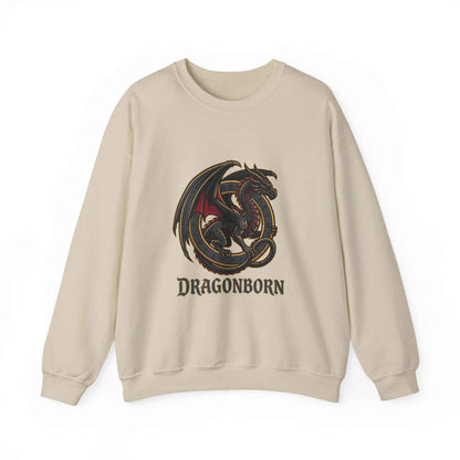 Dragonborn Sweatshirt | dragon, fantasy art, mythical creature