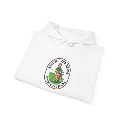 Respect the Drive Golf Hoodie | Retro Country Club, Bogey Par Humor