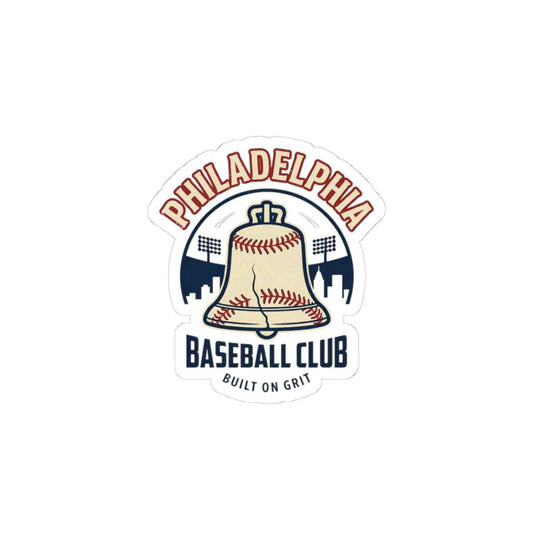 Philadelphia Baseball Club Kiss-Cut Stickers | vintage script, city pride