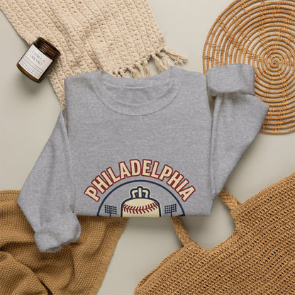 Philadelphia Baseball Club Crewneck Sweatshirt | Vintage Script, City Pride
