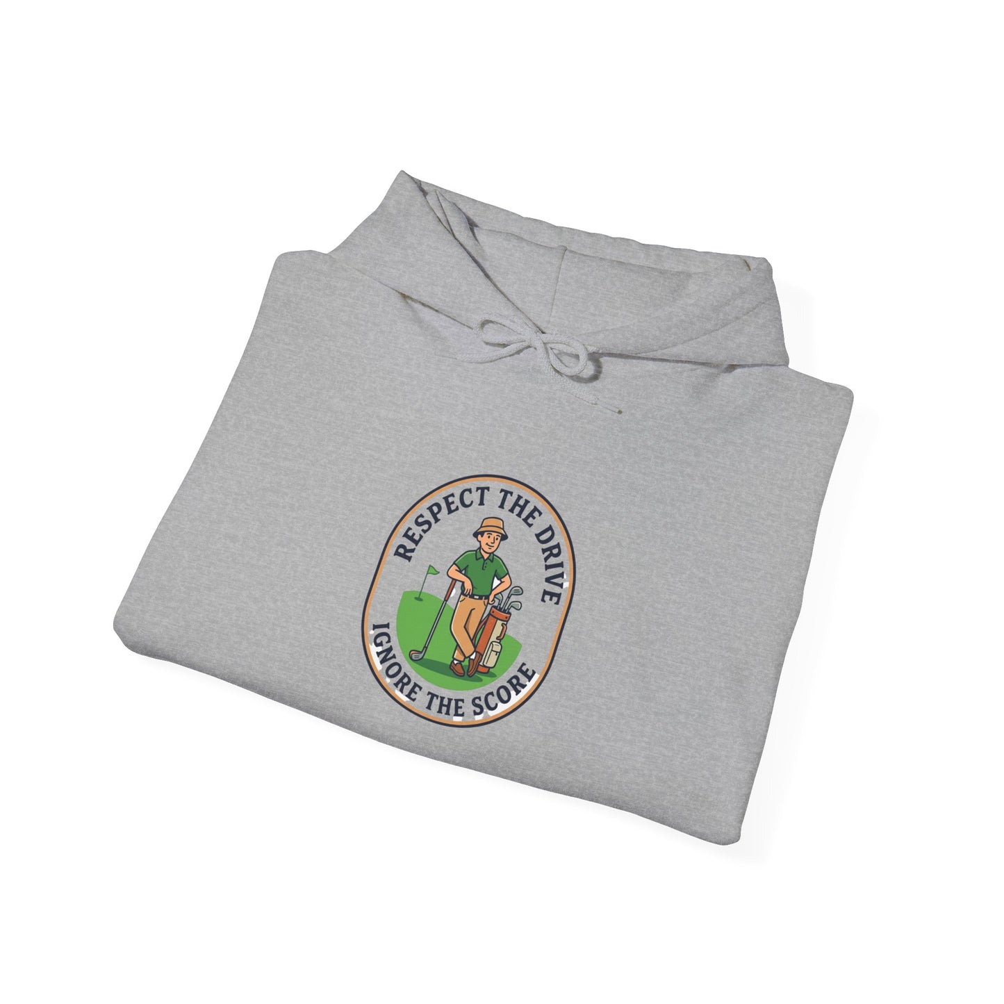 Respect the Drive Golf Hoodie | Retro Country Club, Bogey Par Humor
