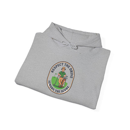 Respect the Drive Golf Hoodie | Retro Country Club, Bogey Par Humor