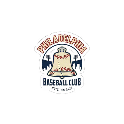 Philadelphia Baseball Club Kiss-Cut Stickers | vintage script, city pride