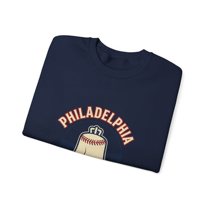 Philadelphia Baseball Club Crewneck Sweatshirt | Vintage Script, City Pride