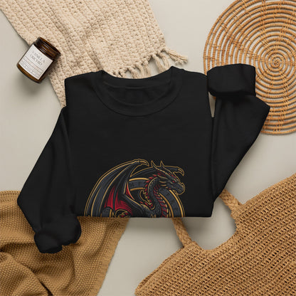 Dragonborn Sweatshirt | dragon, fantasy art, mythical creature