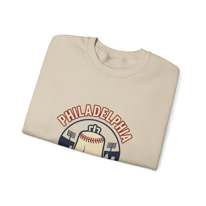 Philadelphia Baseball Club Crewneck Sweatshirt | Vintage Script, City Pride