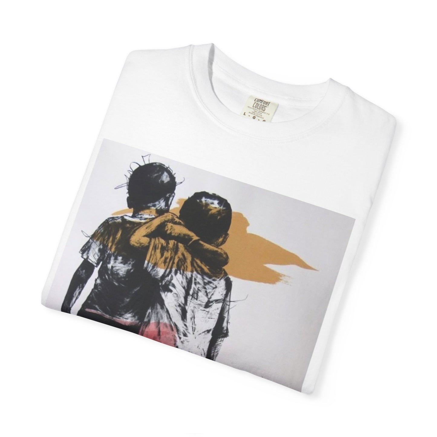 Bold Lines T-Shirt — Graphic Garment-Dyed Tee