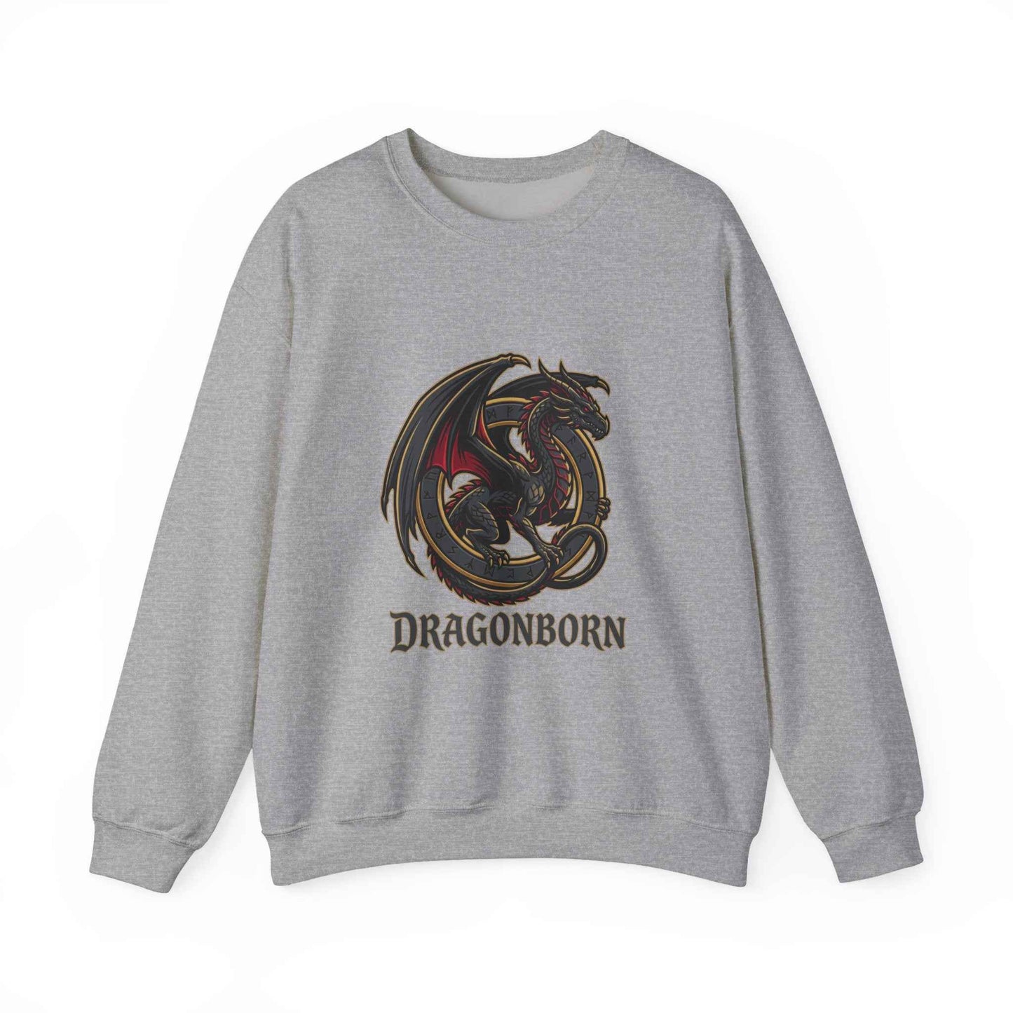 Dragonborn Sweatshirt | dragon, fantasy art, mythical creature