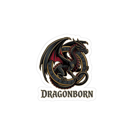Dragon Emblem Kiss-Cut Stickers | fantasy art, tattoo style
