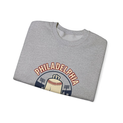 Philadelphia Baseball Club Crewneck Sweatshirt | Vintage Script, City Pride