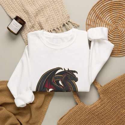 Dragonborn Sweatshirt | dragon, fantasy art, mythical creature