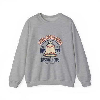 Philadelphia Baseball Club Crewneck Sweatshirt | Vintage Script, City Pride