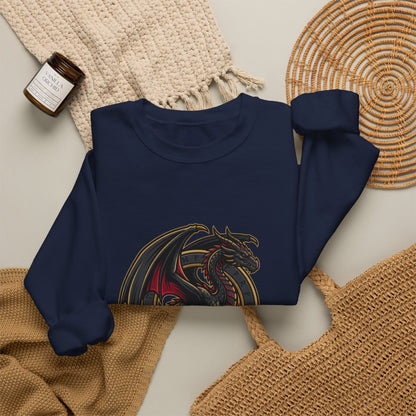 Dragonborn Sweatshirt | dragon, fantasy art, mythical creature